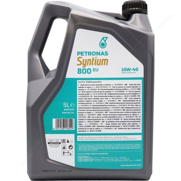 Petronas syntium 800 eu 10w40 5lt - amortiser online -