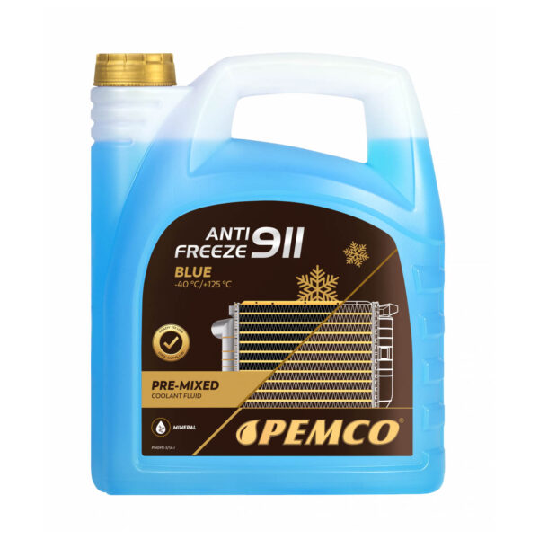 Pemco antifreeze 911 (-40°c) mΠΛΕ 5l - amortiser online -