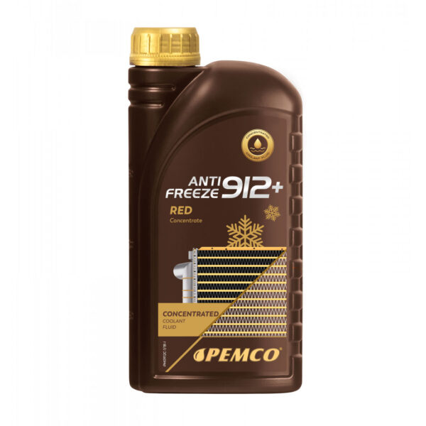 Pemco antifreeze 912+ ΚΟΚΚΙΝΟ 1l - amortiser online -
