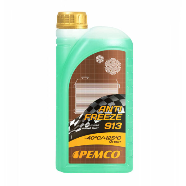 Pemco antifreeze 913 (-40°c) ΠΡΑΣΙΝΟ 1l - amortiser online -