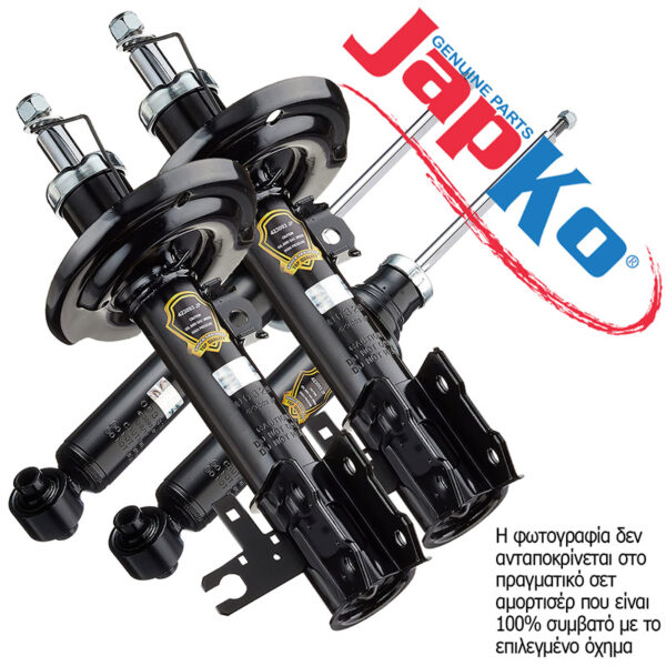 Τετράδα Αμορτισέρ japko renault megane ii (10/2002-11/2008) - amortiser online - japko Σετ Αμορτισέρ