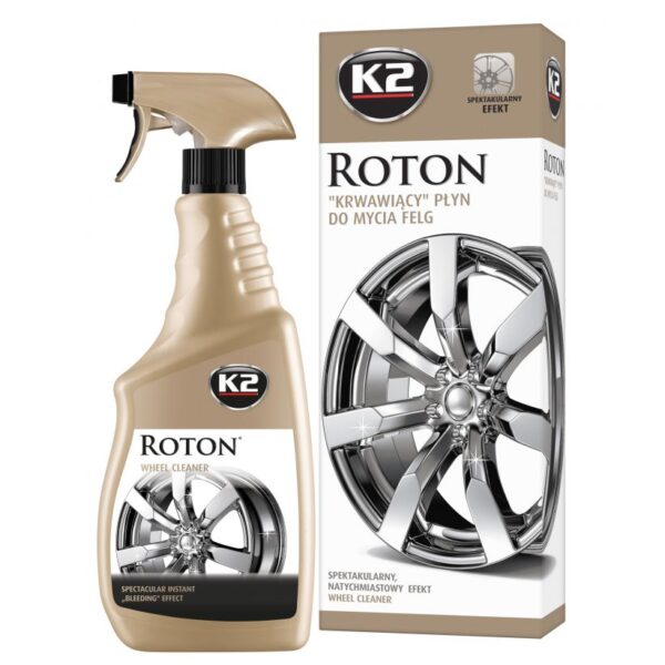 K2 Καθαριστικό γυαλιστικό υγρό ζαντών – roton wheel cleaner 700ml - amortiser online k2 Καθαριστικό γυαλιστικό υγρό ζαντών – roton wheel cleaner 700ml -