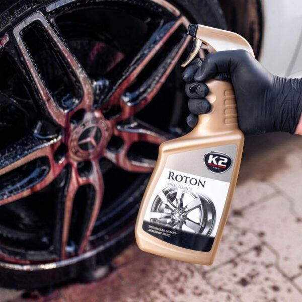 K2 Καθαριστικό γυαλιστικό υγρό ζαντών – roton wheel cleaner 700ml - amortiser online k2 Καθαριστικό γυαλιστικό υγρό ζαντών – roton wheel cleaner 700ml -