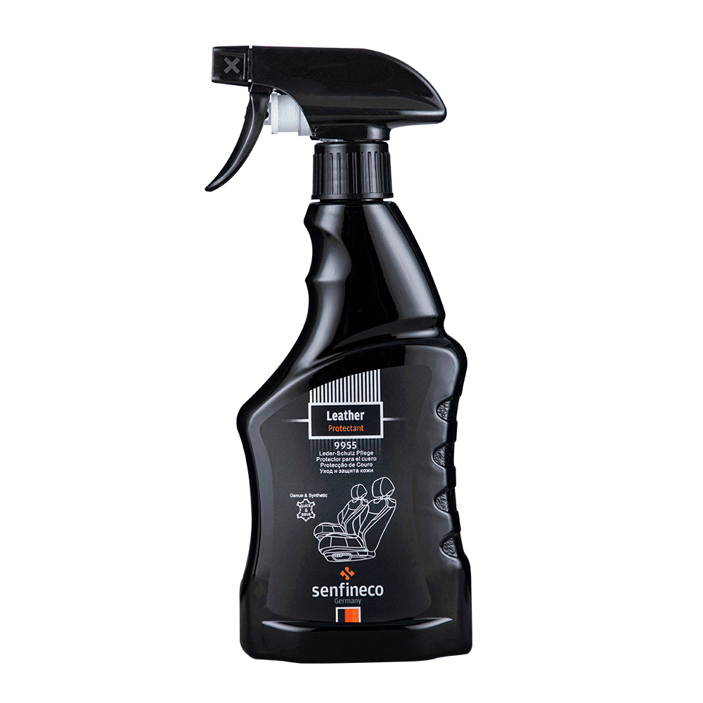 Καθαριστικό Δέρματος Senfineco Leather Protect 380ml - Amortiser Online Καθαριστικό Δέρματος senfineco leather protect 380ml - Το senfineco leather protectant είναι ένα εξειδικευμένο προϊόν σχεδιασμένο για την προστασία και τη συντήρηση δερμάτινων επιφανειών. Προσφέρει ανώτερη προστασία από λεκέδες, υγρασία και φθορά, ενώ ανανεώνει την υφή και την εμφάνιση του δέρματος. Η φόρμουλα του leather protectant εισχωρεί στις ίνες του δέρματος, δημιουργώντας ένα προστατευτικό φιλμ που βοηθά στην πρόληψη της ξηρότητας και της ραγίσματος. Είναι ιδανικό για χρήση σε καθίσματα αυτοκινήτου, δερμάτινες τσάντες, ρούχα και άλλες δερμάτινες επιφάνειες, εξασφαλίζοντας μακροχρόνια προστασία και διατήρηση της ποιότητας του δέρματος.