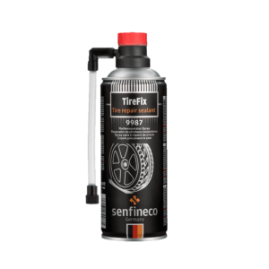 Το Senfineco Tirefix Tire Repair Sealant 450ml είναι ένα πρακτικό προϊόν επισκευής ελαστικών που προσφέρει άμεση και εύκολη λύση σε περίπτωση διάτρησης ελαστικού. Το σπρέι αυτόματα φουσκώνει και σφραγίζει το σκασμένο ελαστικό, επιτρέποντας τη συνέχιση της οδήγησης χωρίς να χρειάζεται άμεση αντικατάσταση ή επισκευή από συνεργείο. Κατάλληλο για όλους τους τύπους ελαστικών, το Tirefix είναι ιδανικό για καταστάσεις έκτακτης ανάγκης, προσφέροντας γρήγορη και προσωρινή λύση, έως ότου το ελαστικό επισκευαστεί σωστά. Είναι συμβατό με ελαστικά με ή χωρίς σαμπρέλα.