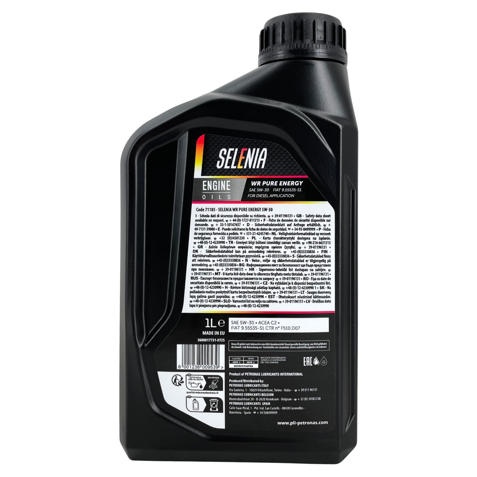 Λιπαντικό Κινητήρα Diesel Selenia Wr Pure Energy 5w-30 1lt - Acea C2 - Amortiseronline Λιπαντικό Κινητήρα diesel selenia wr pure energy 5w-30 1lt - acea c2 -