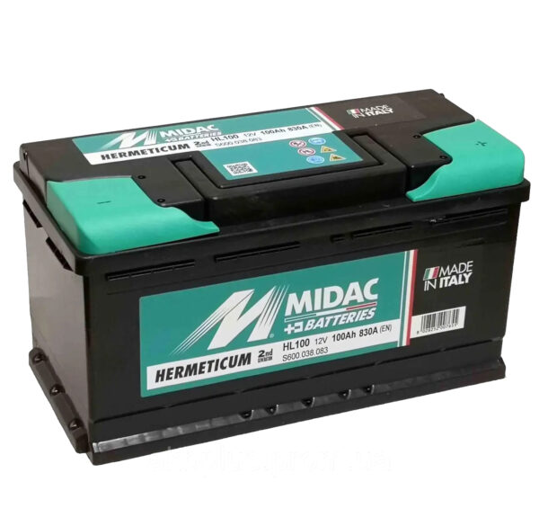 Midac Μπαταρία Αυτοκινήτου (r) 100ah - amortiser online -