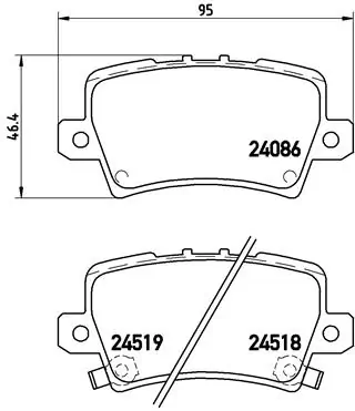 Σετ τακάκια, Δισκόφρενα Brembo P 28 038 για Honda - Amortiseronline - Amortiseronline Σετ τακάκια, Δισκόφρενα brembo p 28 038 για honda - amortiseronline -