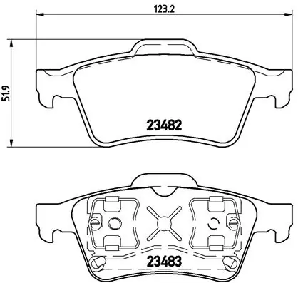 Σετ τακάκια, Δισκόφρενα Brembo P 59 044 - Amortiseronline - Amortiseronline Σετ τακάκια, Δισκόφρενα brembo p 59 044 - amortiseronline -
