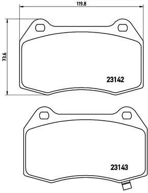 Σετ τακάκια, Δισκόφρενα Brembo P 56 047 - Amortiseronline - Amortiseronline Σετ τακάκια, Δισκόφρενα brembo p 56 047 - amortiseronline -