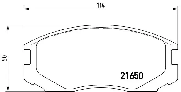 Σετ τακάκια, Δισκόφρενα Brembo P 54 015 για Toyota, Daihatsu, Mitsubishi, Proton - Amortiseronline - Amortiseronline Σετ τακάκια, Δισκόφρενα brembo p 54 015 για toyota, daihatsu, mitsubishi, proton - amortiseronline -