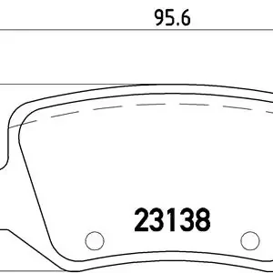 Σετ τακάκια, Δισκόφρενα Brembo P 50 058 για Mercedes