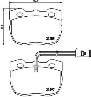 Σετ τακάκια, Δισκόφρενα Brembo P 44 004 για Land Rover - Amortiseronline - Amortiseronline Σετ τακάκια, Δισκόφρενα brembo p 44 004 για land rover - amortiseronline -