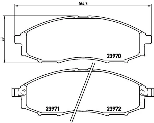 Σετ τακάκια, Δισκόφρενα Brembo P 56 049 - Amortiseronline - Amortiseronline Σετ τακάκια, Δισκόφρενα brembo p 56 049 - amortiseronline -