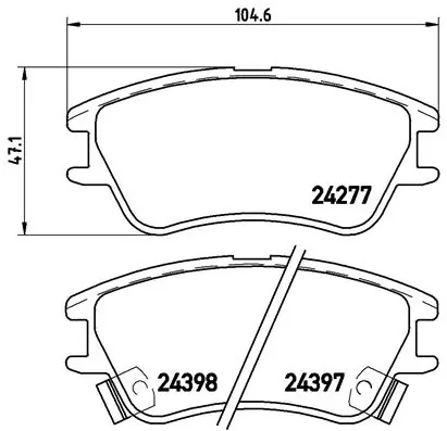 Σετ τακάκια, Δισκόφρενα Brembo P 30 027 για Hyundai - Amortiseronline - Amortiseronline Σετ τακάκια, Δισκόφρενα brembo p 30 027 για hyundai - amortiseronline -