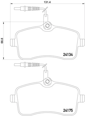 Σετ τακάκια, Δισκόφρενα Brembo P 61 109 - Amortiseronline - Amortiseronline Σετ τακάκια, Δισκόφρενα brembo p 61 109 - amortiseronline -