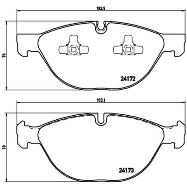 Σετ τακάκια, Δισκόφρενα Brembo P 06 058 - Amortiseronline - Amortiseronline Σετ τακάκια, Δισκόφρενα brembo p 06 058 - amortiseronline -