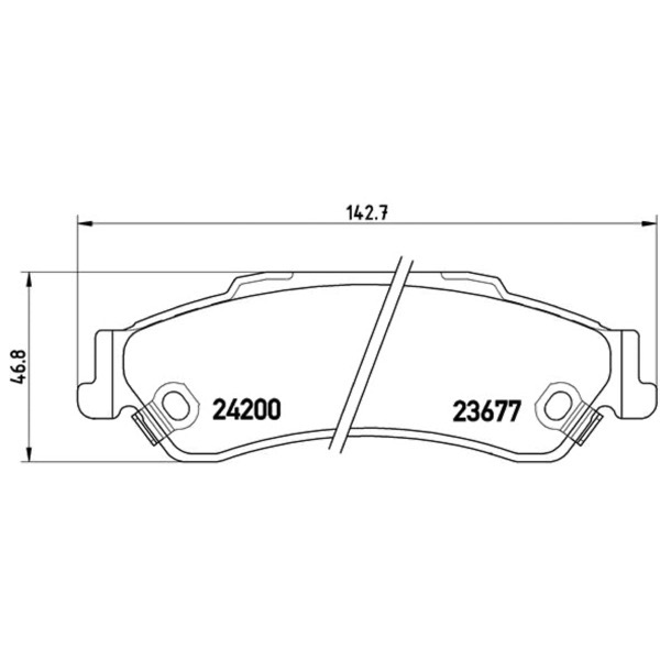 Σετ τακάκια, Δισκόφρενα Brembo P 10 002 - Amortiseronline - Amortiseronline Σετ τακάκια, Δισκόφρενα brembo p 10 002 - amortiseronline -