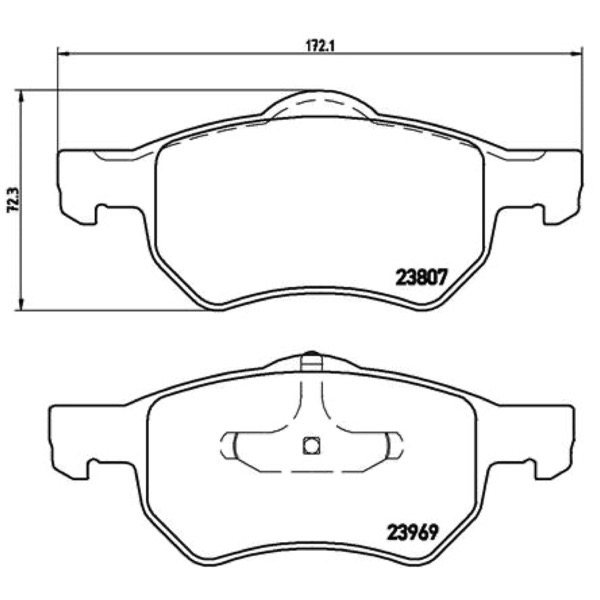 Σετ τακάκια, Δισκόφρενα Brembo P 11 013 - Amortiseronline - Amortiseronline Σετ τακάκια, Δισκόφρενα brembo p 11 013 - amortiseronline -