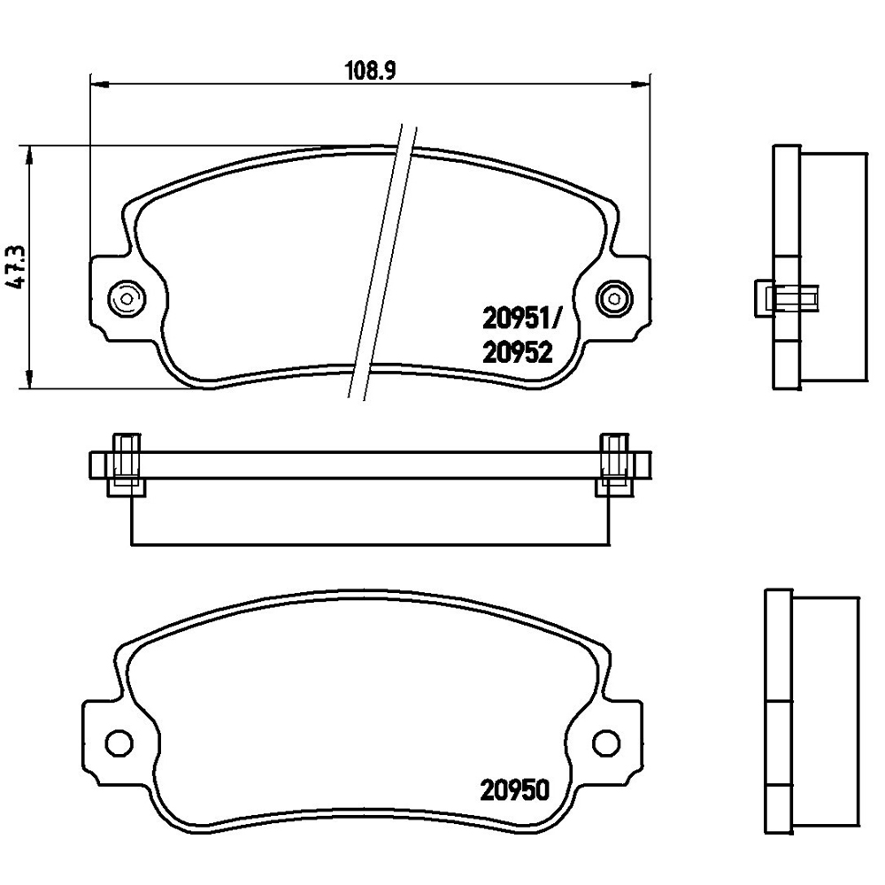 Σετ τακάκια, Δισκόφρενα Brembo P 23 013 για Autobianchi, Fiat, Lancia, Seat - Amortiseronline - Amortiseronline Σετ τακάκια, Δισκόφρενα brembo p 23 013 για autobianchi, fiat, lancia, seat - amortiseronline -