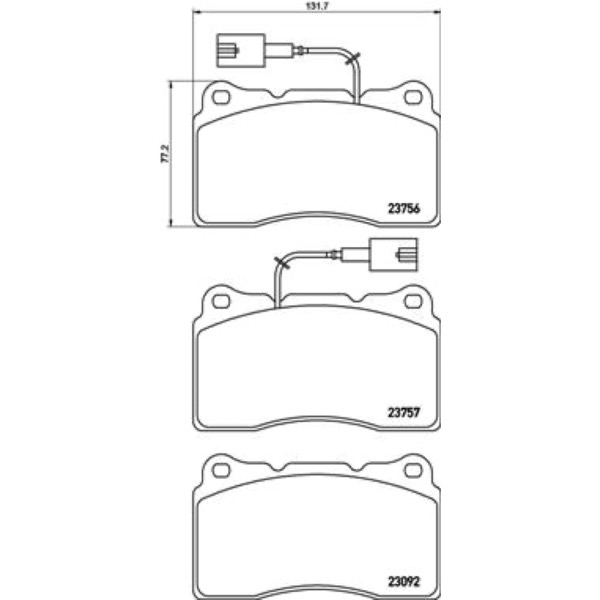 Σετ τακάκια, Δισκόφρενα Brembo P 23 154 - Amortiseronline - Amortiseronline Σετ τακάκια, Δισκόφρενα brembo p 23 154 - amortiseronline -