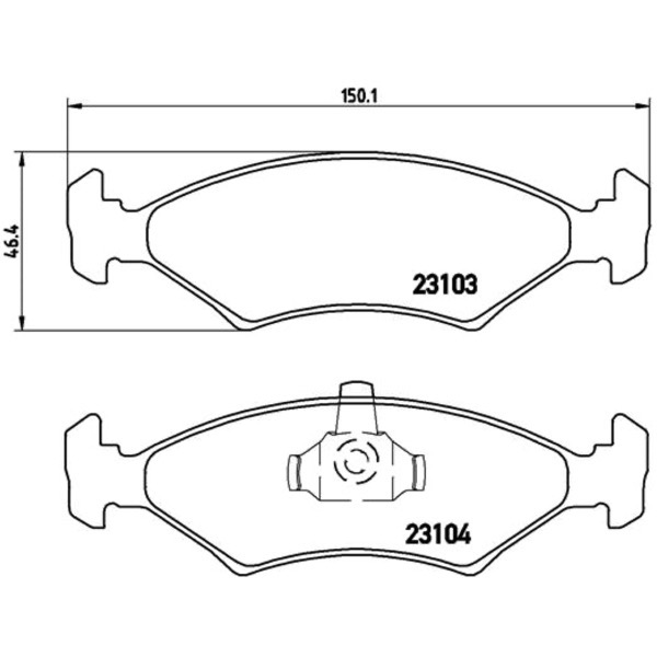 Σετ τακάκια, Δισκόφρενα Brembo P 24 043 - Amortiseronline - Amortiseronline Σετ τακάκια, Δισκόφρενα brembo p 24 043 - amortiseronline -