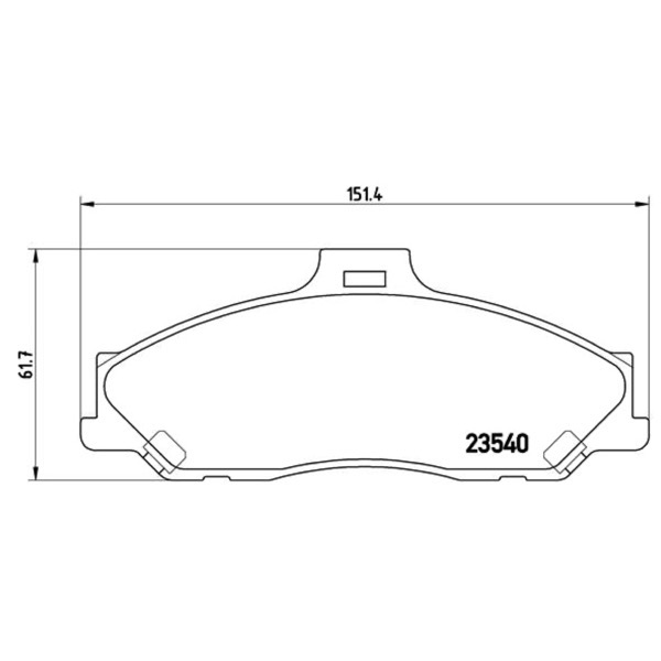 Σετ τακάκια, Δισκόφρενα Brembo P 24 051 - Amortiseronline - Amortiseronline Σετ τακάκια, Δισκόφρενα brembo p 24 051 - amortiseronline -