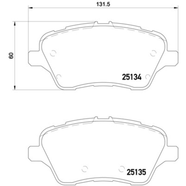 Σετ τακάκια, Δισκόφρενα Brembo P 24 151 - Amortiseronline - Amortiseronline Σετ τακάκια, Δισκόφρενα brembo p 24 151 - amortiseronline -