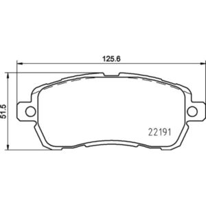 Σετ τακάκια, Δισκόφρενα Brembo P 24 203 για Ford