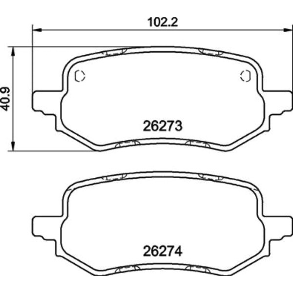 Σετ τακάκια, Δισκόφρενα Brembo P 24 237 για Ford - Amortiseronline - Amortiseronline Σετ τακάκια, Δισκόφρενα brembo p 24 237 για ford - amortiseronline -