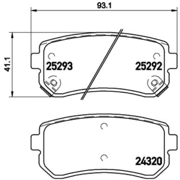 Σετ τακάκια, Δισκόφρενα Brembo P 30 051 - Amortiseronline - Amortiseronline Σετ τακάκια, Δισκόφρενα brembo p 30 051 - amortiseronline -