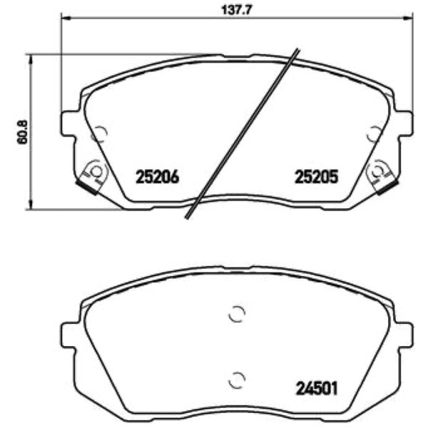 Σετ τακάκια, Δισκόφρενα Brembo P 30 056 - Amortiseronline - Amortiseronline Σετ τακάκια, Δισκόφρενα brembo p 30 056 - amortiseronline -