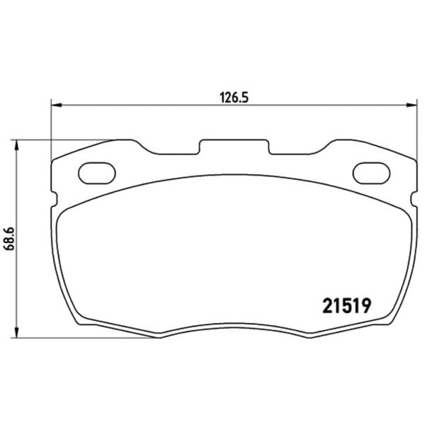 Σετ τακάκια, Δισκόφρενα Brembo P 44 005 για Land Rover - Amortiseronline - Amortiseronline Σετ τακάκια, Δισκόφρενα brembo p 44 005 για land rover - amortiseronline -
