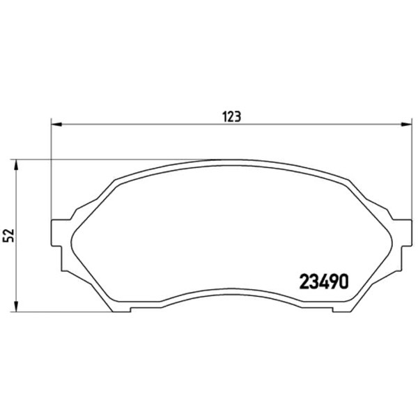 Σετ τακάκια, Δισκόφρενα Brembo P 49 027 - Amortiseronline - Amortiseronline Σετ τακάκια, Δισκόφρενα brembo p 49 027 - amortiseronline -