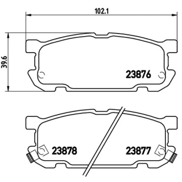 Σετ τακάκια, Δισκόφρενα Brembo P 49 030 - Amortiseronline - Amortiseronline Σετ τακάκια, Δισκόφρενα brembo p 49 030 - amortiseronline -