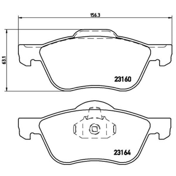 Σετ τακάκια, Δισκόφρενα Brembo P 56 037 - Amortiseronline - Amortiseronline Σετ τακάκια, Δισκόφρενα brembo p 56 037 - amortiseronline -