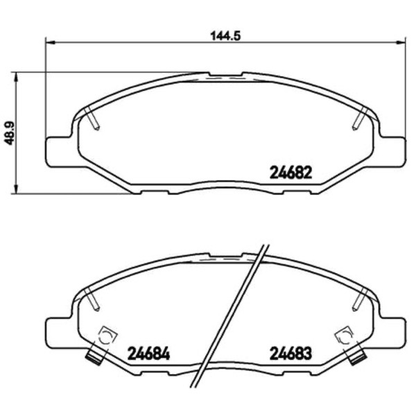 Σετ τακάκια, Δισκόφρενα Brembo P 56 088 - Amortiseronline - Amortiseronline Σετ τακάκια, Δισκόφρενα brembo p 56 088 - amortiseronline -