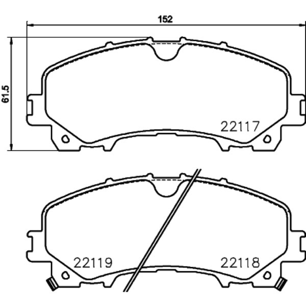Σετ τακάκια, Δισκόφρενα Brembo P 56 106 - Amortiseronline - Amortiseronline Σετ τακάκια, Δισκόφρενα brembo p 56 106 - amortiseronline -