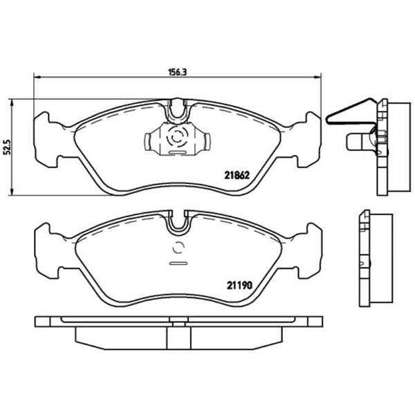 Σετ τακάκια, Δισκόφρενα Brembo P 59 017 - Amortiseronline - Amortiseronline Σετ τακάκια, Δισκόφρενα brembo p 59 017 - amortiseronline -