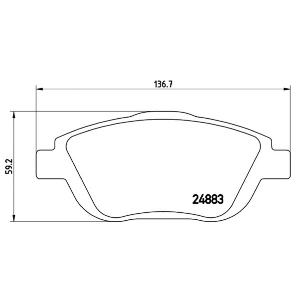 Σετ τακάκια, Δισκόφρενα Brembo P 61 103 - Amortiseronline - Amortiseronline Σετ τακάκια, Δισκόφρενα brembo p 61 103 - amortiseronline -