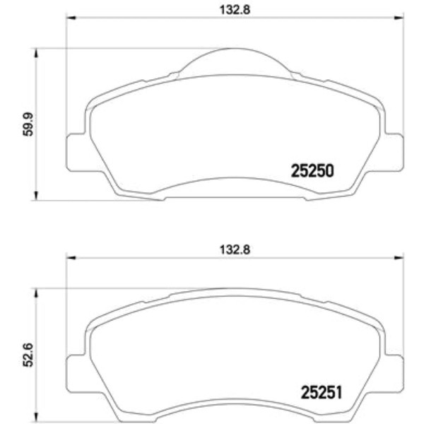 Σετ τακάκια, Δισκόφρενα Brembo P 61 113 - Amortiseronline - Amortiseronline Σετ τακάκια, Δισκόφρενα brembo p 61 113 - amortiseronline -