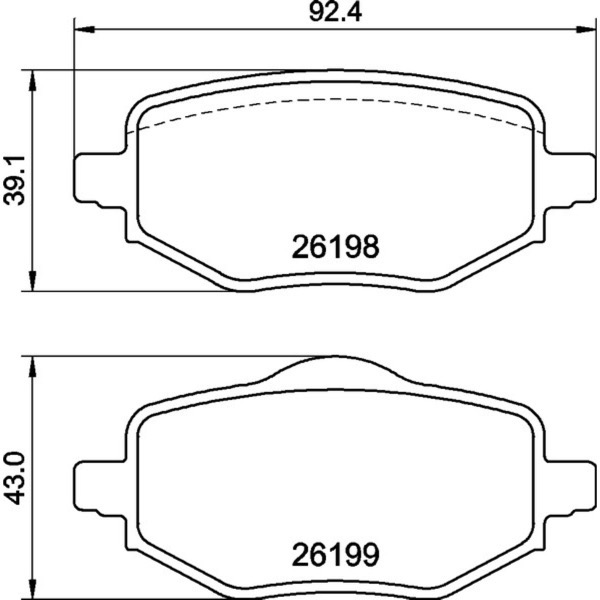 Σετ τακάκια, Δισκόφρενα Brembo P 61 140 - Amortiseronline - Amortiseronline Σετ τακάκια, Δισκόφρενα brembo p 61 140 - amortiseronline -