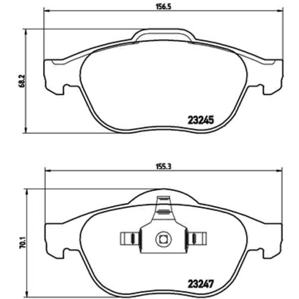 Σετ τακάκια, Δισκόφρενα Brembo P 68 030 - Amortiseronline - Amortiseronline Σετ τακάκια, Δισκόφρενα brembo p 68 030 - amortiseronline -