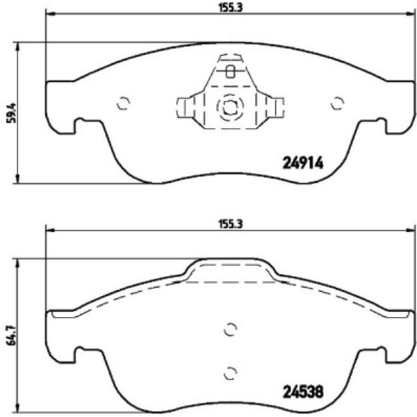Σετ τακάκια, Δισκόφρενα Brembo P 68 050 - Amortiseronline - Amortiseronline Σετ τακάκια, Δισκόφρενα brembo p 68 050 - amortiseronline -