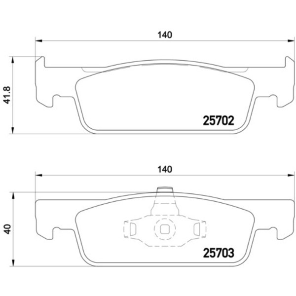 Σετ τακάκια, Δισκόφρενα Brembo P 68 059 - Amortiseronline - Amortiseronline Σετ τακάκια, Δισκόφρενα brembo p 68 059 - amortiseronline -