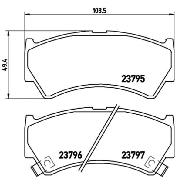Σετ τακάκια, Δισκόφρενα Brembo P 79 013 - Amortiseronline - Amortiseronline Σετ τακάκια, Δισκόφρενα brembo p 79 013 - amortiseronline -