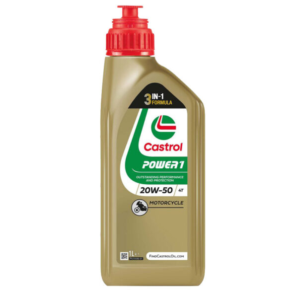 Castrol power 1 4t 20w50 1l - amortiser online -