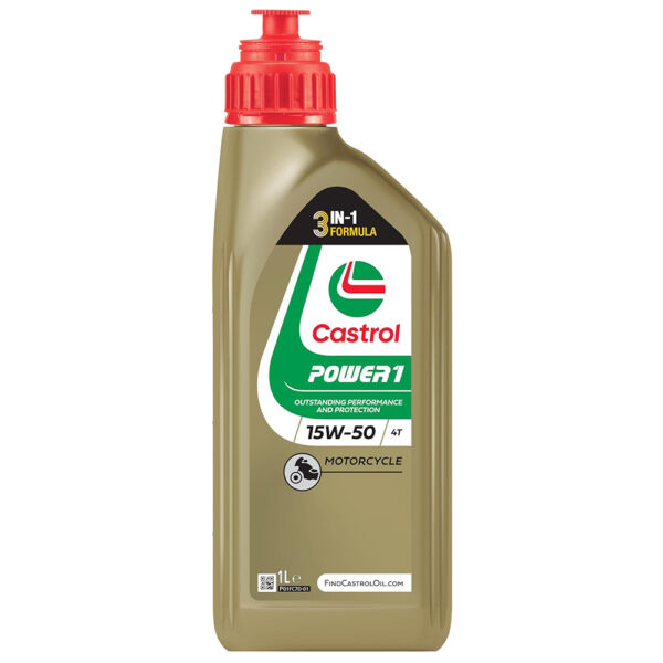 Castrol power 1 4t 15w50 1l - amortiser online -