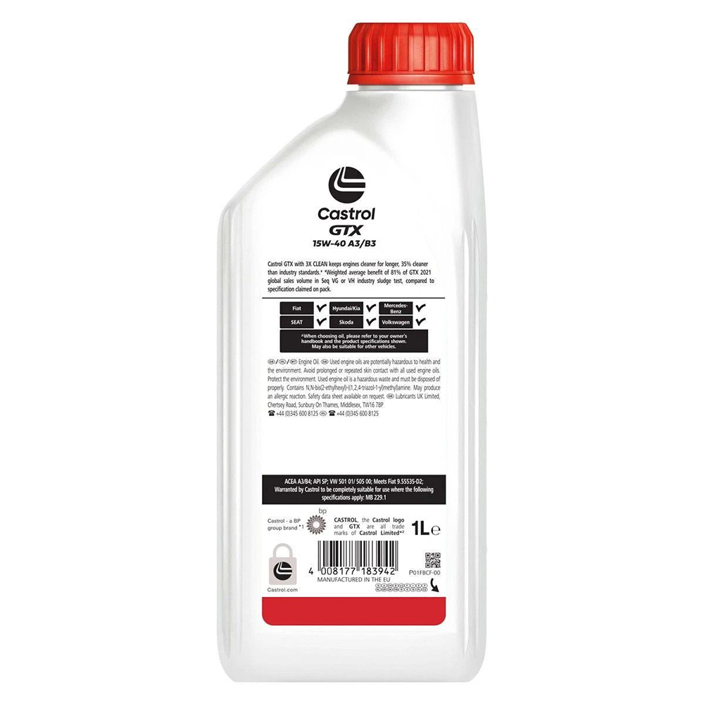 Castrol Gtx 15w-40 A3/b3 1l - Amortiser Online - Amortiser Online Castrol gtx 15w-40 a3/b3 1l - amortiser online -