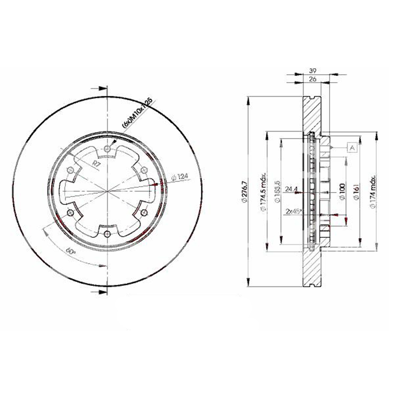 Δισκόπλακα Ztec+ Bd1965 για Nissan Pick-up 2.4 12v 4wd/td 98-> - Amortiser Online - Amortiser Online Δισκόπλακα ztec+ bd1965 για nissan pick-up 2. 4 12v 4wd/td 98-> - amortiser online -